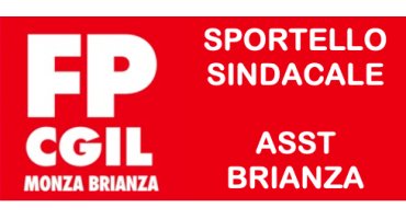 ASST BRIANZA: sportello sindacale FP CGIL mese di settembre