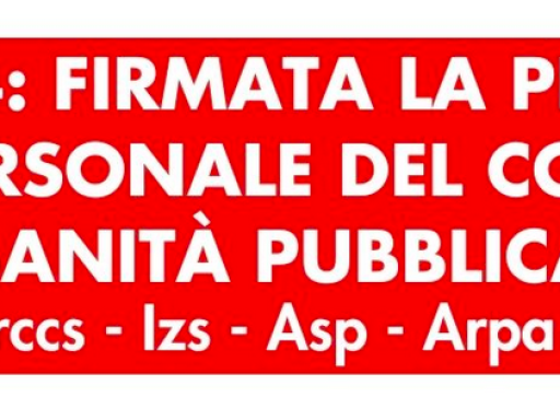 RAR 2024 / Siglato l’accordo per il personale del comparto Sanità Pubblica