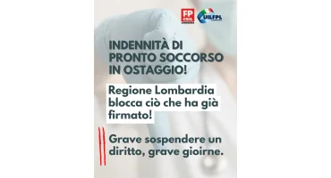Pronto Soccorso: indennità in ostaggio della politica Pronto Soccorso: indennità in ostaggio della politica