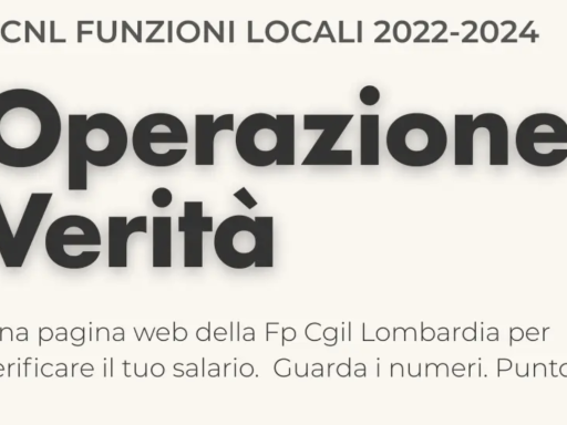 Funzioni Locali - “Operazione Verità” - Una pagina web per scoprire che fine ha fatto l’aumento del Ccnl