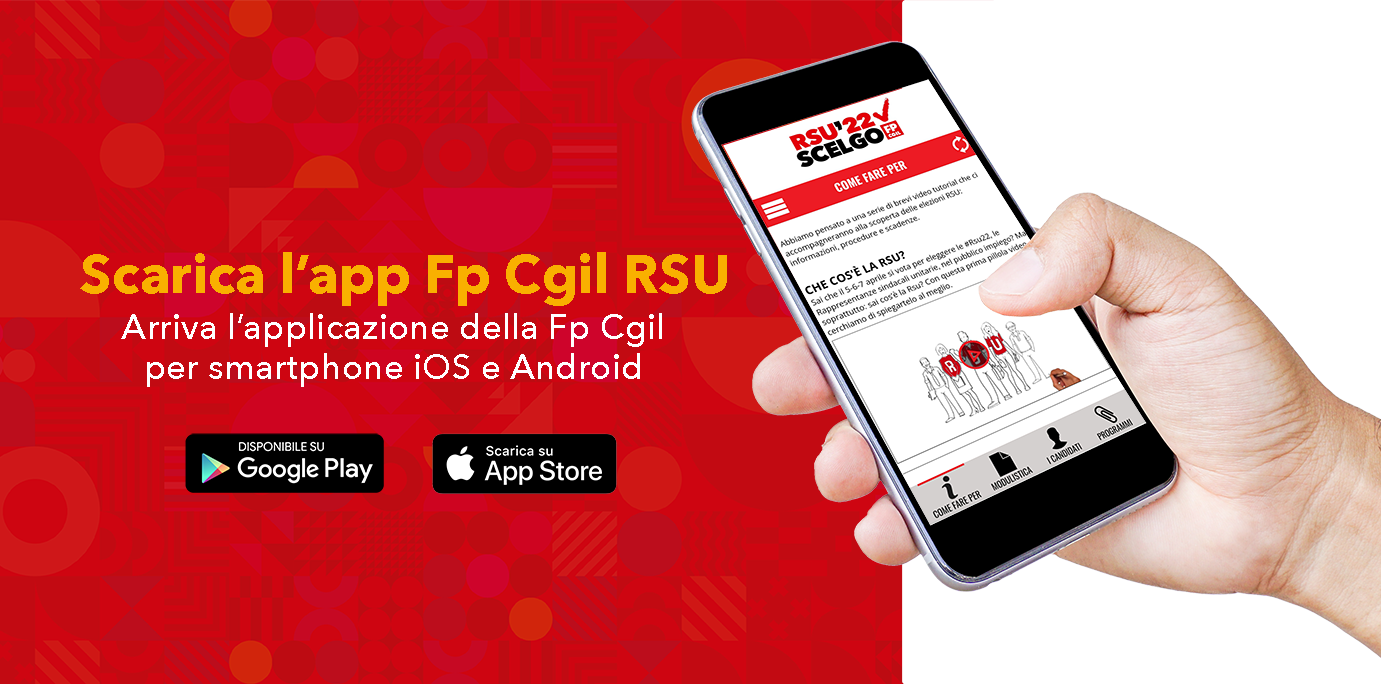 Rsu Fp Cgil, la app gratuita per le elezioni Rsu 2022