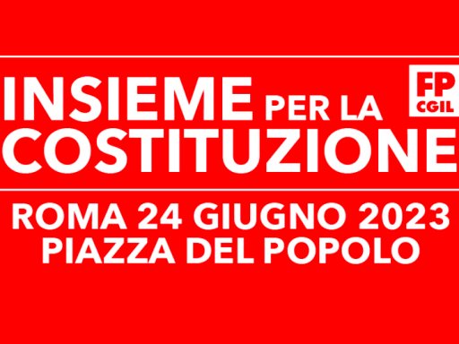 “Insieme per la Costituzione”, il 24 a Roma in Piazza del Popolo