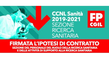 Sanità. Firmata ipotesi di CCNL Personale della Ricerca Sanitaria e attività di supporto alla ricerca