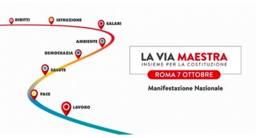 ‘La Via Maestra’ appello per la manifestazione nazionale del 7 ottobre a Roma