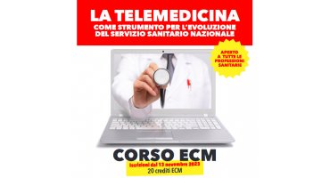 FORMAZIONE GRATUITA PER GLI ISCRITTI: Corso ECM FAD - La telemedicina come strumento per la evoluzione del Servizio Sanitario Nazionale
