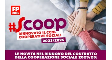 CCNL Coop Sociali. Firmata ipotesi di rinnovo del CCNL Coop Sociali 2023-2025
