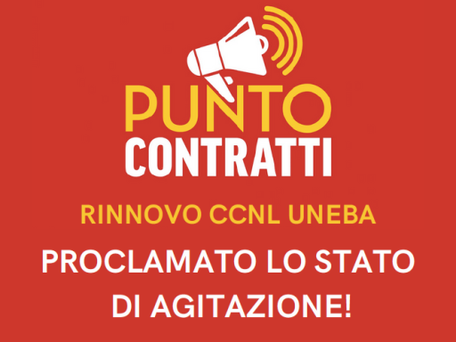 Rinnovo CCNL UNEBA: proclamato lo stato di agitazione