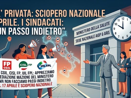 Sanità Privata. Fp Cgil, Cisl Fp e Uil Fpl: Apprezziamo mediazione del Ministero ma non facciamo passi indietro