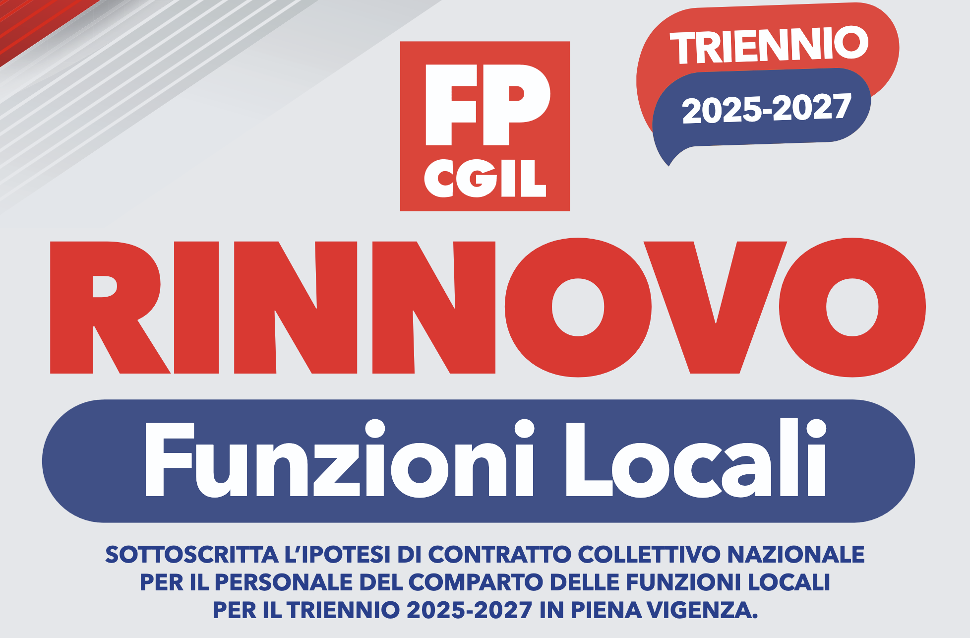 Ccnl Enti locali: Fp Cgil, “ok preintesa, lottato per riduzione gap salariale”