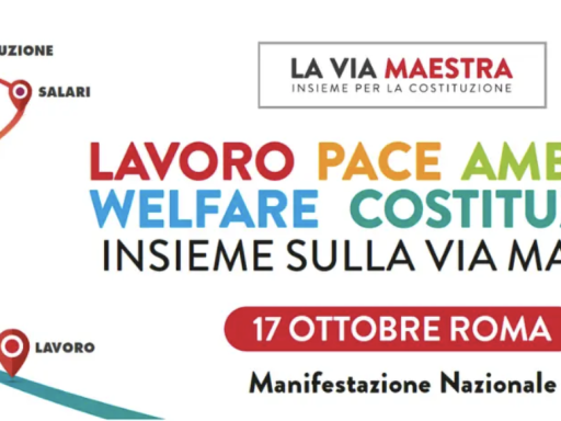 Via Maestra, il 17 ottobre manifestazione nazionale a Roma