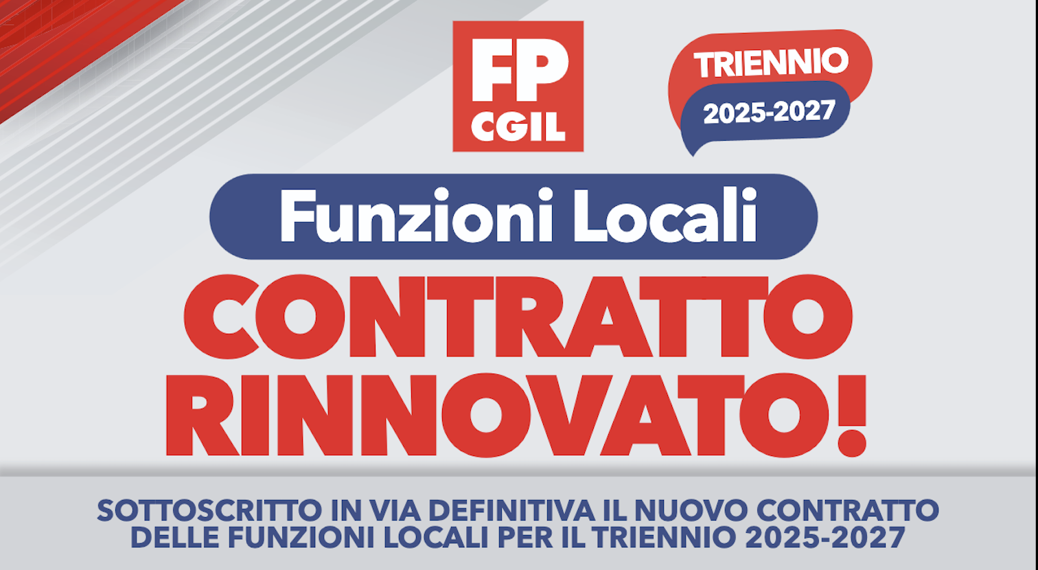 Pa: Fp Cgil, “ok contratto enti locali, ora più risorse in manovra”