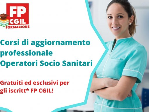 Aggiornamento professionale OSS: continua il percorso formativo GRATUITO per tutti gli iscritti FP CGIL