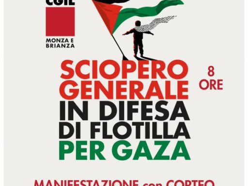 Sciopero generale, manifestazione con corteo a Monza: venerdì 3 ottobre