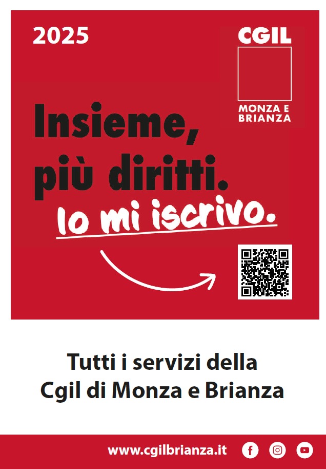 Carta dei Servizi CGIL Brianza 2025